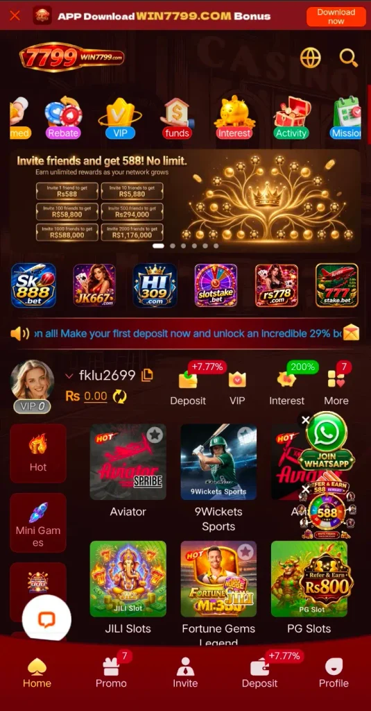 Win7799 Game Free APP Download For Android 2026 Version