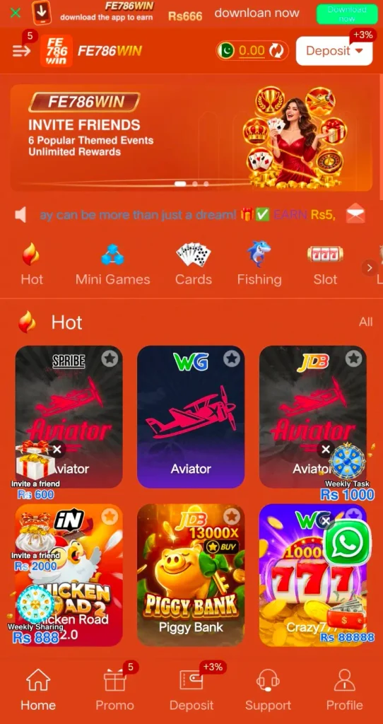 FE786 Game Download Free Version And Start Earning In Pakistan