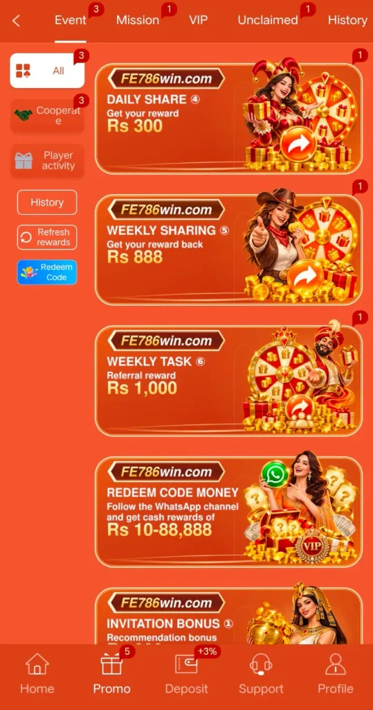 FE786 Game Download Free Version And Start Earning In Pakistan